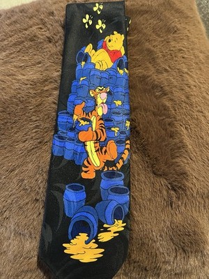 Disney Vintage 90'S Tie Winnie The Pooh Tigger  Goods Old Limited Edition Charac