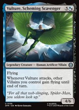Vulture, Scheming Scavenger Foil (Marvel's Spider-Man) #158 MTG near mint