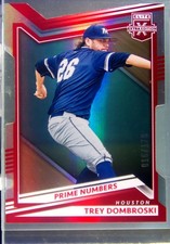 2022 Panini Elite Extra Edition Trey Dombroski Prime Numbers B Die Cut /170 #133