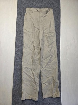 French Toast Women's Pant Beige Size 14 Stretchable Elastic Waist Belted Loops