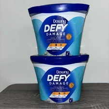 Lot 2 Downy Defy Damage 18.1 Fresh Scent Total Wash Conditioning Beads Sealed