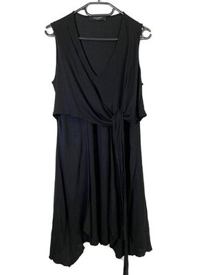Women AllSaints dress black viscose 36 #4WBA