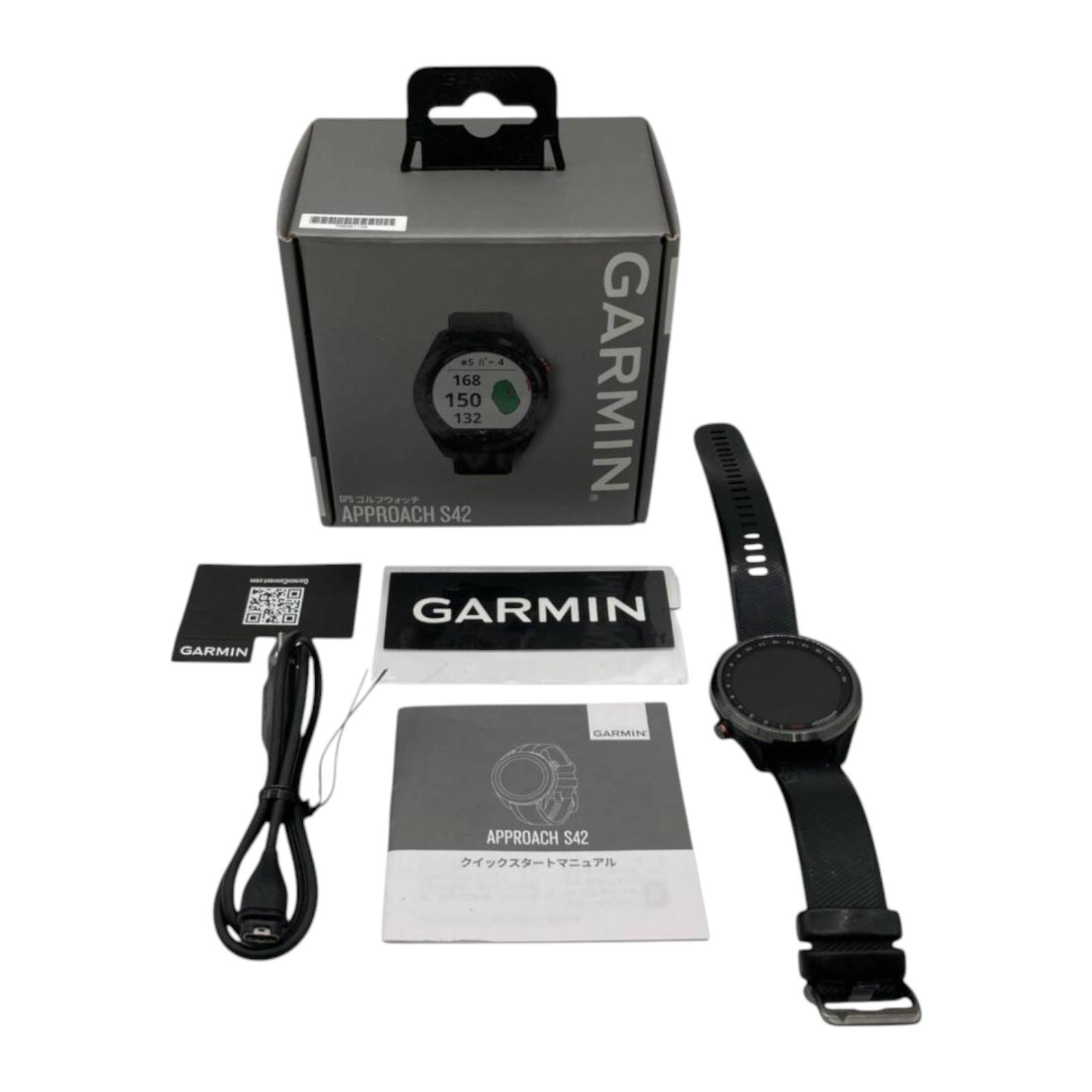 Garmin Approach S42 Golf GPS Watch for Android iOS in Good Used Condition