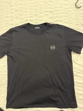 Emporio Armani EA7 men's black cotton T-shirt in size XL.