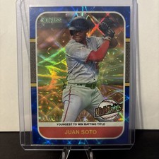 2021 Panini Donruss - Highlights Juan Soto #HI3 Blue /249