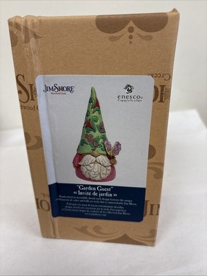 Jim Shore Garden Guest Gnome with Buttefly Figurine