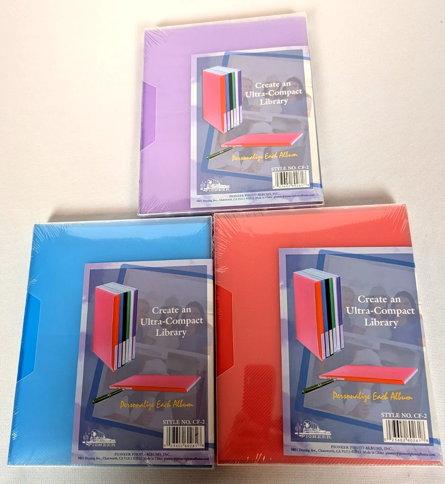 Pioneer Brand New Quantity of 3 Photo Albums Holds up to 4" X 6" Size 72 Pockets - Image 2 of 4