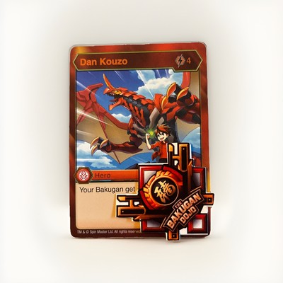 Bakugan Battle Planet Dan Kuso   Pyrus Hero Card Foil Resurgence 81_SR_BR