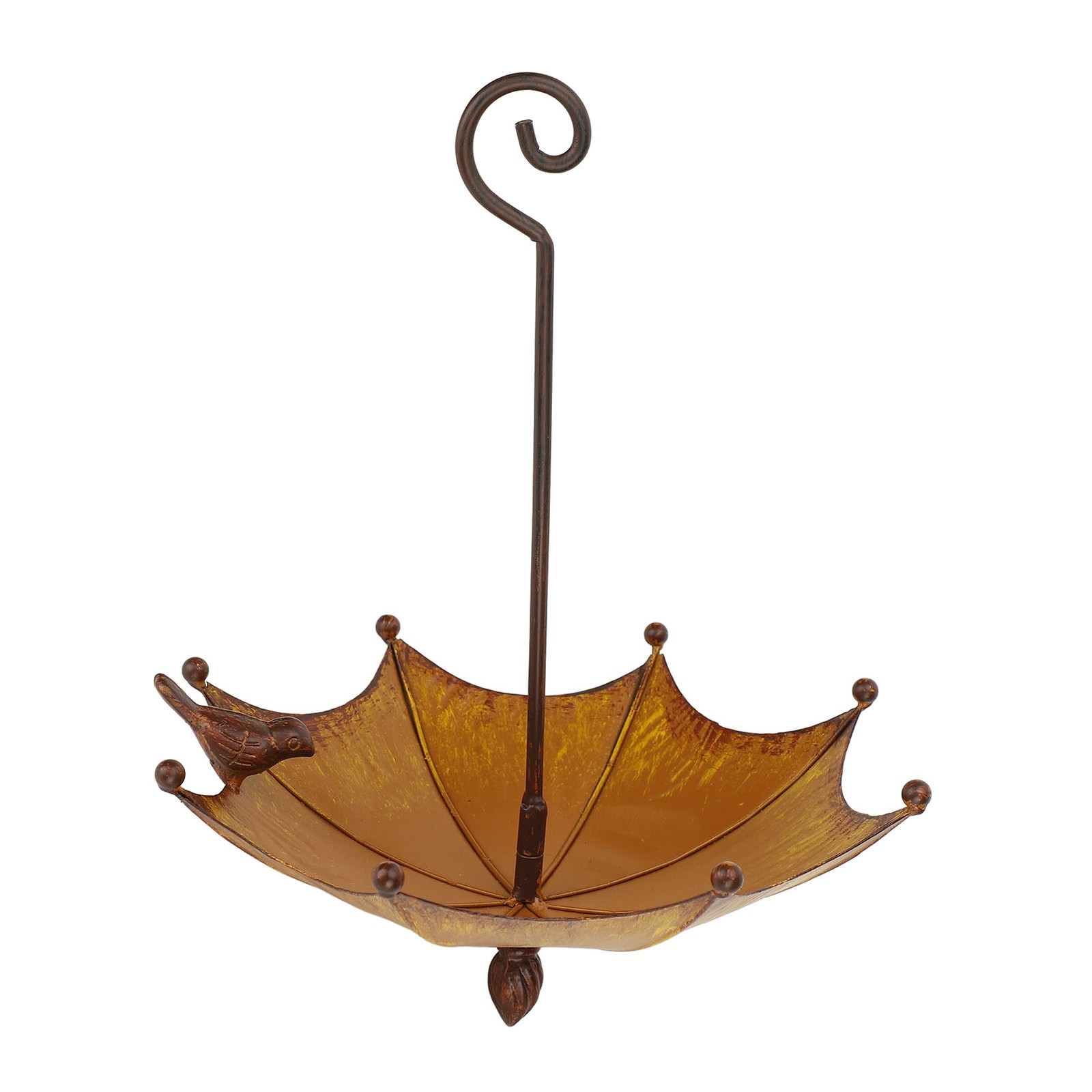 Bird Feeder Metal Iron Umbrella Shaped Exquisite Hanging Bird Feeder For Ho BAJ