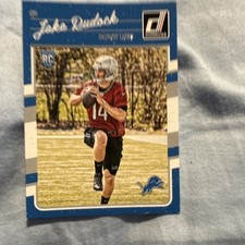Panini 2016 Donruss Jake Rudock Detroit Lions Rookie #318 Football Card. rookie card picture