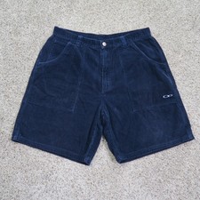 Vintage OP Shorts Mens 36 Blue Corduroy Ocean Pacific Sport Surf Skate 90s Y2K