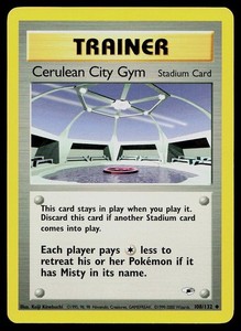 Cerulean City Gym 108/132 Uncommon Gym Heroes Pokemon Unlimited