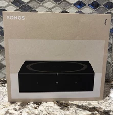 Sonos Amp 250W 2.1 Wireless Amplifier Works With Airplay Black NEW OPEN BOX