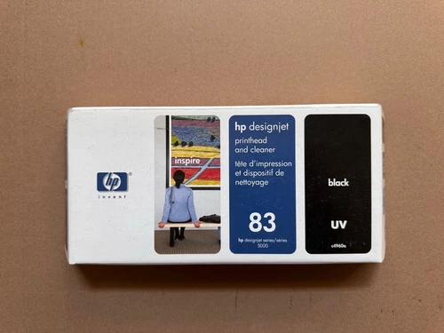 2018/2019 HP 83 BLACK PRINTHEAD & CLEANER DESIGNJET 5000 5500 C4960A