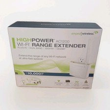 Amped Wireless High Powered AC1200 Plug-In Wi-Fi Range Extender W22REC