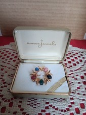 Amco Jewels 14 Ktvgold Overlay Genuine Scarab Brooch.