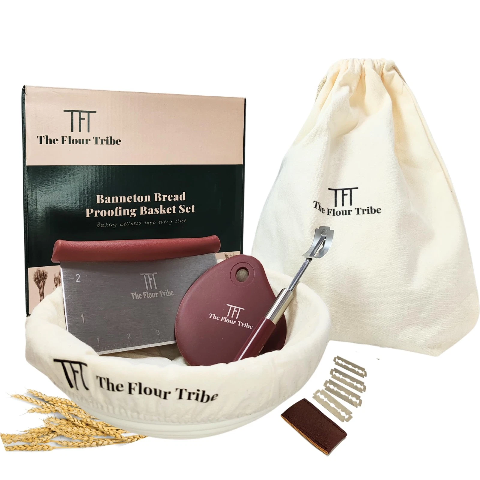 Banneton Bread Proofing Basket: Sourdough Bread Baking Supplies, Sourdough St...