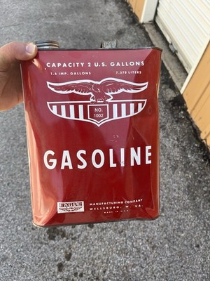 Vintage Eagle Manufacturing Company No. 1002  Gasoline Filler Can