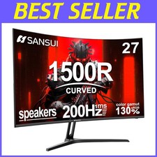 27" Curved Gaming Monitor 200Hz 1ms FHD 1080P FreeSync HDR