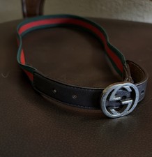 Gucci GG Elastic Web Stripe Belt Children's Size S Style