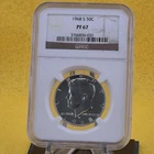 1968 S Kennedy Half Dollar NGC PF67 Last Year Of Silver Great Strike.