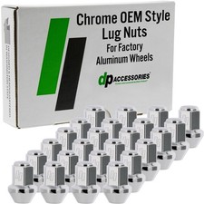 Chrome Lug Nuts 2022-2025 Ford F-150 Lightning Factory Wheels Chrome Lug Nuts 2022-2025 Ford F-150 Lightning Factory Wheels