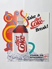 Vintage Diet Coke Cooler Sticker - Grocery Store Unused Promo Sticker *1994*