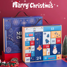 24Pcs/Set New Christmas Advent Calendar Box 24Days Countdown Calender