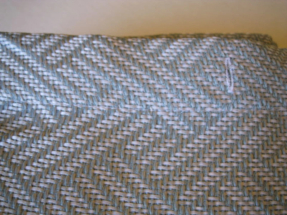 CORTINA DE DUCHA TELA PRESENCIA TEJIDA AZUL NUEVA Foto 4 de 4