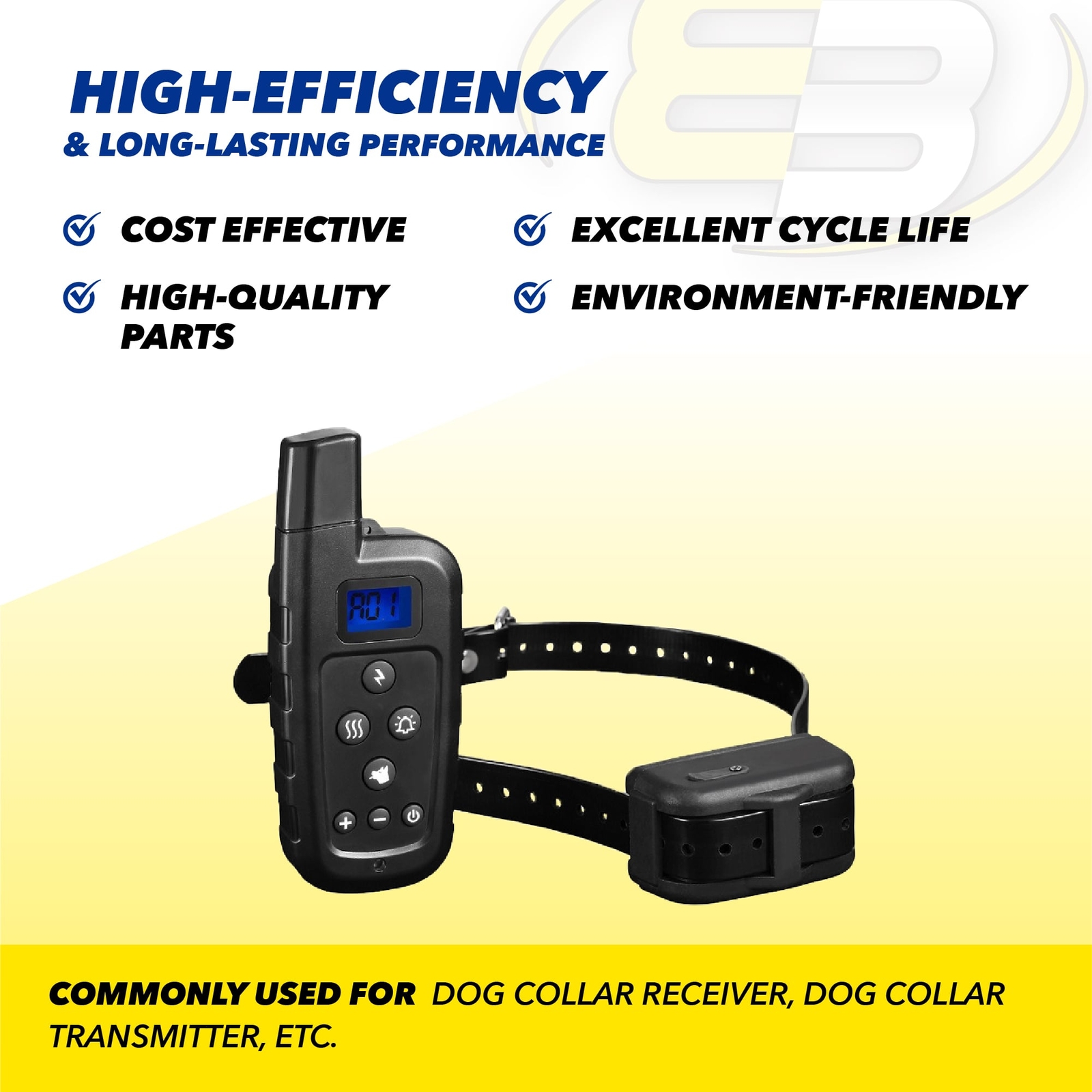 Dog Collar Battery Fits Innotek KB50, RF250, SD100A, SD2025 Receiver eBay