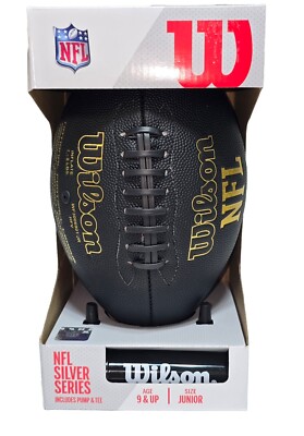 Wilson FOOTBALL NFL series MVP JUNIOR 9 & UP INCLUDES PUMP & TEE. New in Box.