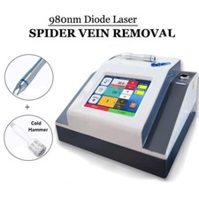 1x Diode Laser 980nm Blood Vessels Vascular Treatment Spider Vein Remove Machine