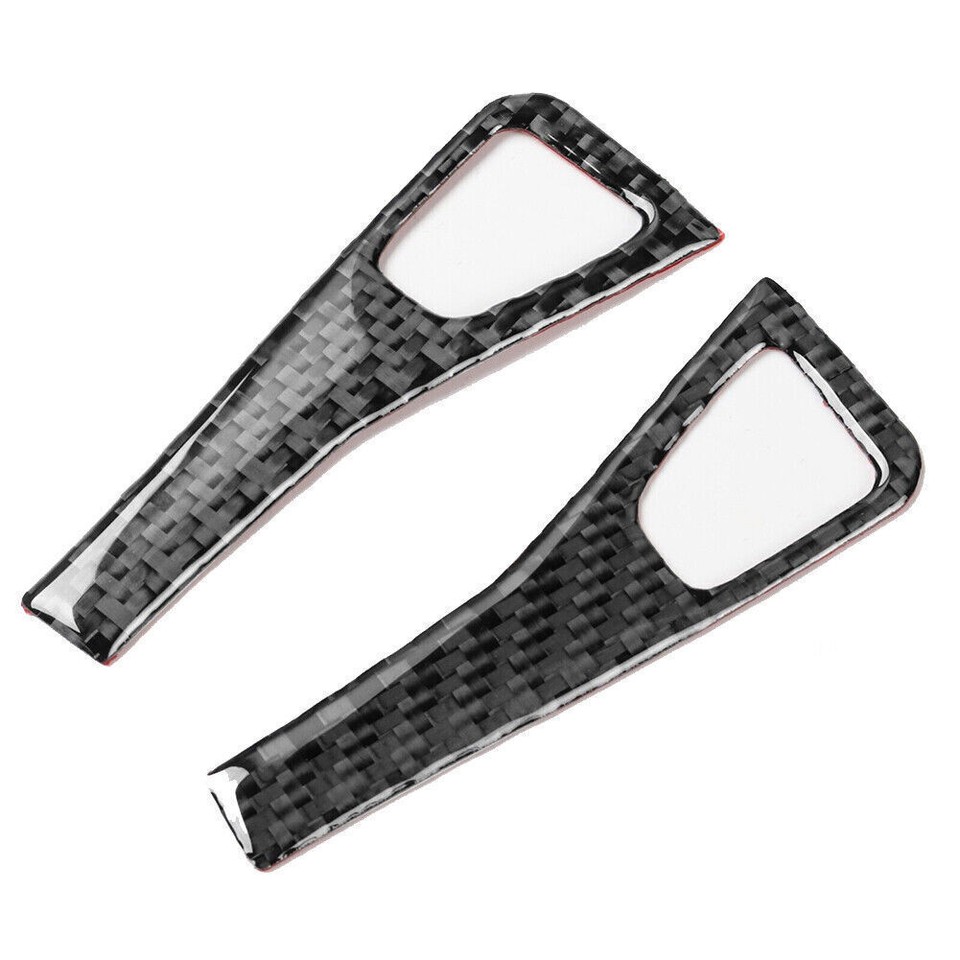 Carbon Fiber Interior Window Lift Switch Button Cover Trim For Tesla