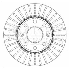 2x Brake Discs Vented For Chevrolet Aveo / Kalos T250 T255 1.4 Key Parts Front