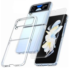 Premium Soft Hydrogel Screen Protector Hard PC Cover for Samsung Galaxy Z Flip 4