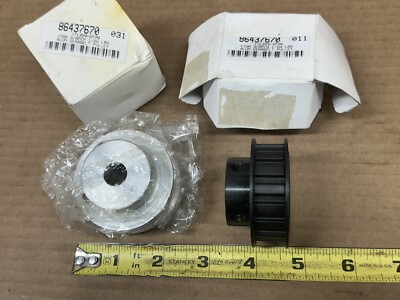 2New Power Drive, 17L050-6FA6 Alu&Steel Timing Pulley 17tooth 1/2''Bore-CNC Servo