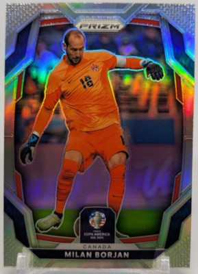  2024 Panini Prizm COPA America SILVER PRIZM #165 Milan Borjan CANADA 