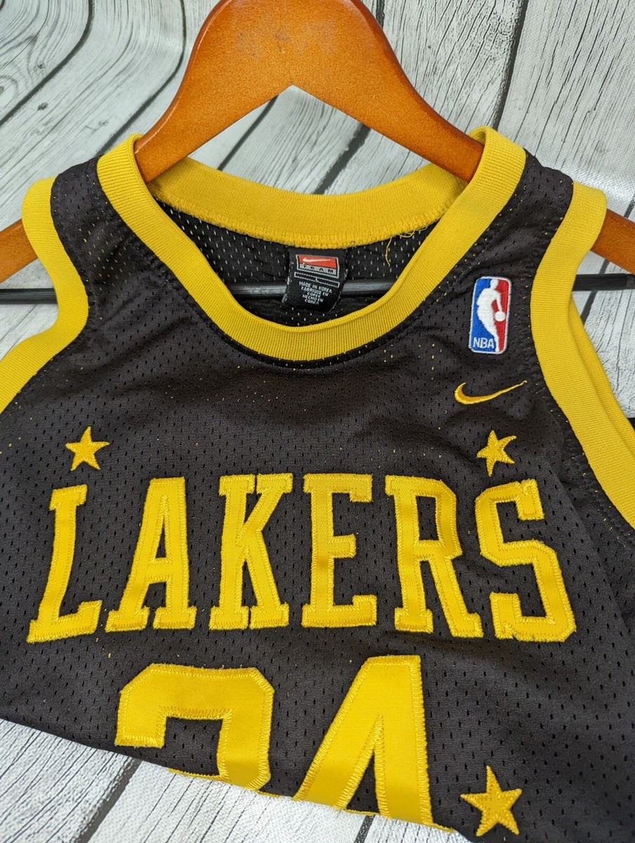 Shaquille O'Neal #34 Rare VTG Nike Los Angeles Lakers Rewind