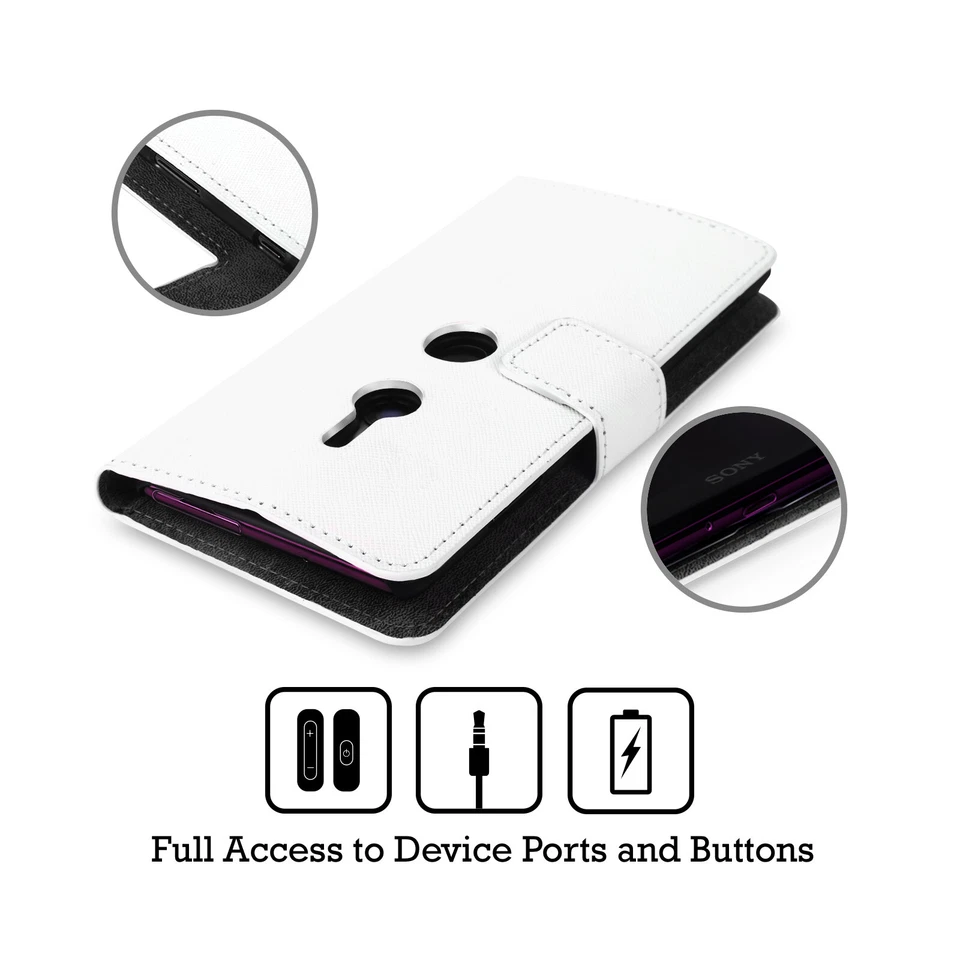 OFFICIAL emoji® ROYAL LEATHER BOOK WALLET CASE COVER FOR SONY PHONES 1 - Image 3 of 4