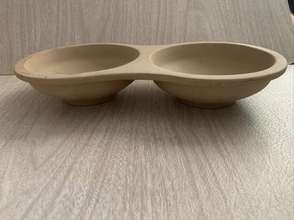 New Pampered Chef Double Egg Cooker/Pot Pie Stoneware # 5131 New Pampered Chef Double Egg Cooker/Pot Pie Stoneware # 5131
