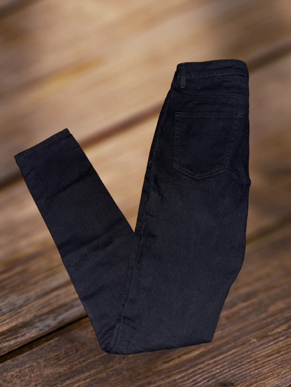 Jeans skinny neri Saint Laurent Paris taglia 28 altezza media D05 con SK MW