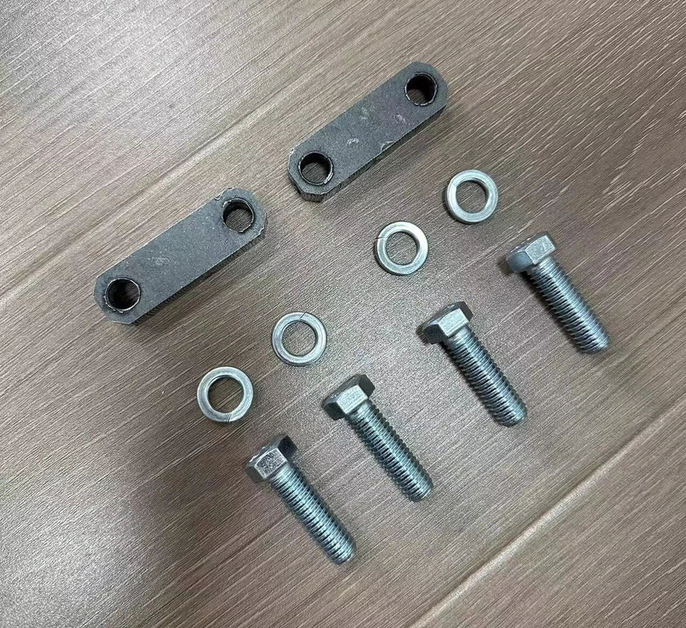 58-64 Chevy Impala & 63-82 Corvette Lower Control A-Arm Nut Plate & Bolts 2SET - Image 2 of 3