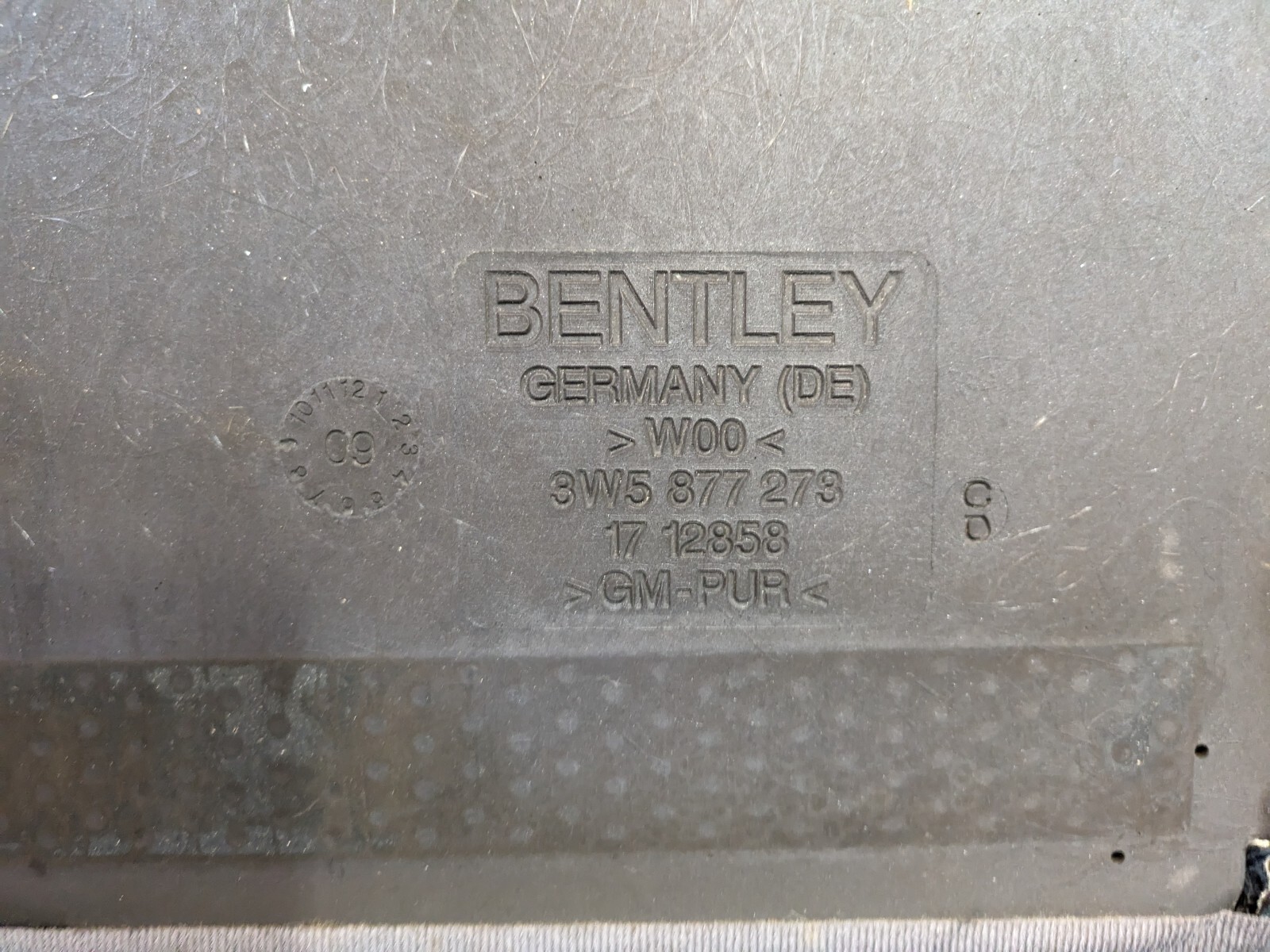 black saffron 2006-2012 Bentley Flying Spur Sedan sunroof shade cover oem