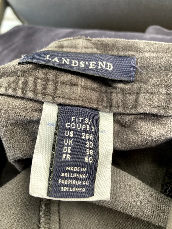 Lands End wunderschön grauer Samt    GR.58 NEU - Bild 4 von 4