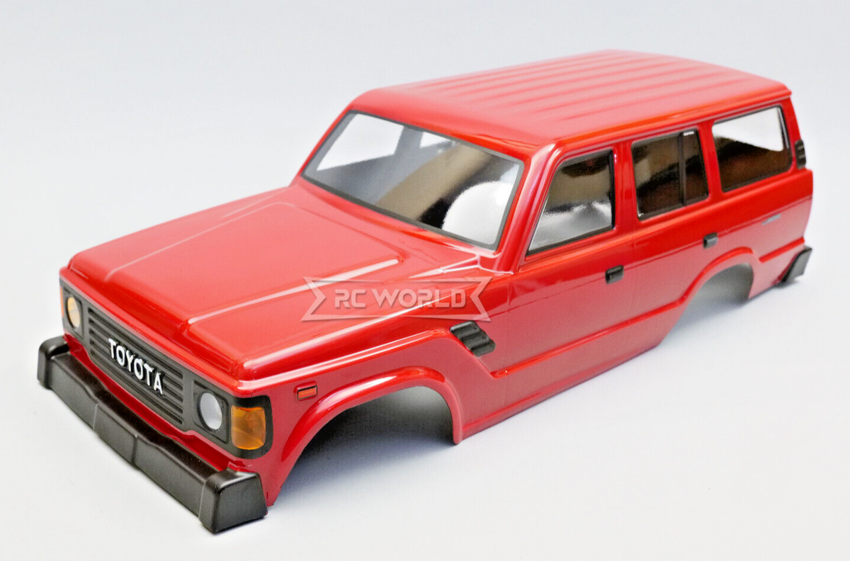 RC 1/10 Toyota FJ60 LAND CRUISER Lexan Body 313mm -FINISHED- *RED