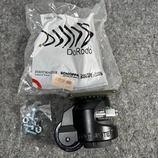 G-Dok Foot Master Plate Leveling Caster Wheel GDR-80F-BLK - 1,100 lbs capacity