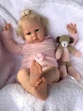 Lifelike Toddler Reborn Dolls 24in Realistic Babies Doll Soft Newborn for Kids
