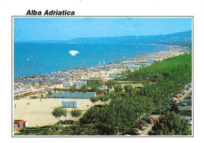 alte AK Alba Adratica - Il Lungomare 1997 gelaufen Ansichtskarte E3607j