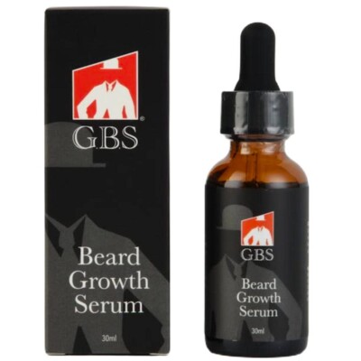 G.B.S Beard Growth Serum with Biotin & Ginseng Leaf - Natural Beard Growth Oil f