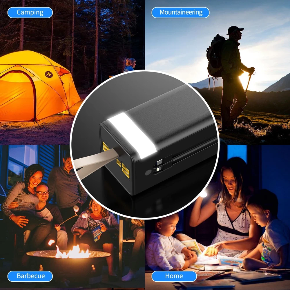 Power Bank 60000mAh High Capacity Portable Charger, 22.5W PD Fast Charging Bu... Power Bank 60000mAh High Capacity Portable Charger, 22.5W PD Fast Charging Bu...